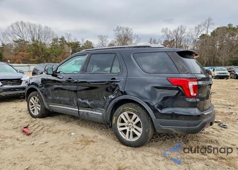 2018 Ford Explorer Xlt z USA, uszkodzony, nr VIN 1FM5K8DH9JGC79841